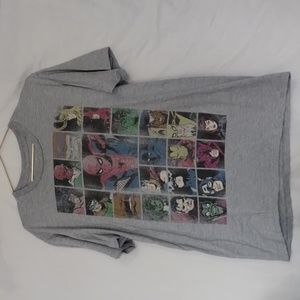 Gray marvel shirt